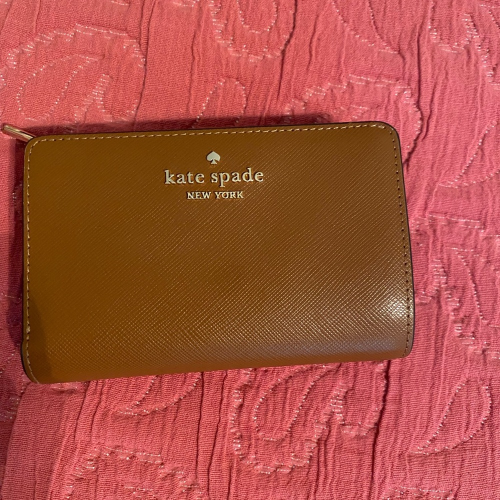 Kate Spade Small Tan Leather Wallet